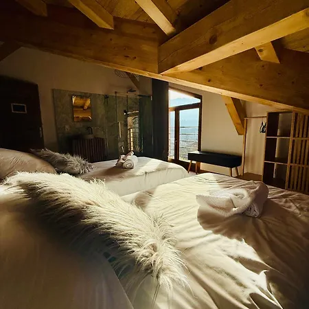 Chalet Monarch - Les Carroz - Sauna, Spa & Vue Montagnes Chalet Araches-la-Frasse